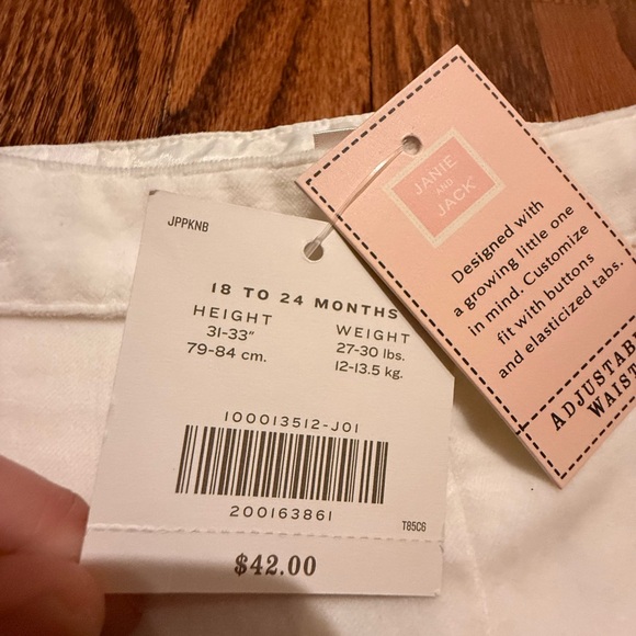 NEW Janie and Jack Velour Pants 18-24 Months - Picture 7 of 9